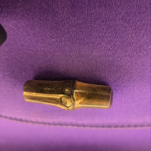 Gucci Vintage Micro Satin Bamboo Top Handle 2-Way Bag - Picture 8 of 13